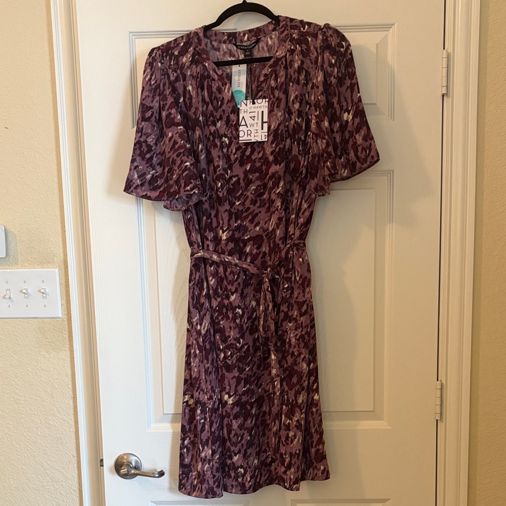 41 Hawthorn Purple Patterned Dress